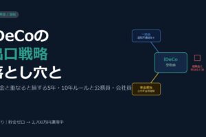 iDeCoの出口戦略。退職金と重なると損をする「落とし穴」と賢い受取方法